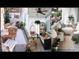 Spring2023 unique ideas to make your balcony look classy and expensive||balcony interior designs