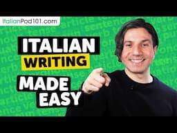 The Ultimate Italian Writing System Guide