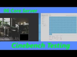 96 Core Xeon Server VS 16 Core AMD 7950X | Cinebench Testing