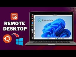 How to Remote Desktop from Ubuntu to Windows (EASY Setup + Remote Access!)