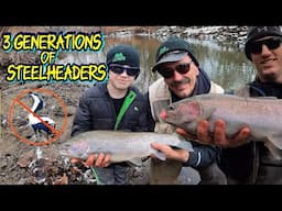 Snow Melt Steelhead in rising waters  - Ending 2024 0n a high note