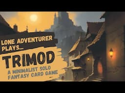 Trimod | A minimalist fantasy card game | Solo playthrough