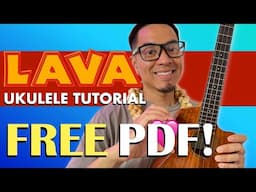 Lava Song Ukulele Tutorial // Play Along Chords Only