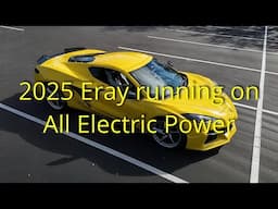 2025 Corvette Eray Electric Mode Only and how to operate it.