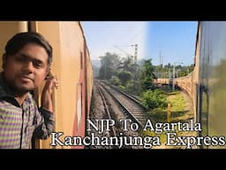 Sealdah-Sabroom Kanchanjunga Express Full Train Journey Vlog In 3rd AC | Part-2 | NJP To Agartala