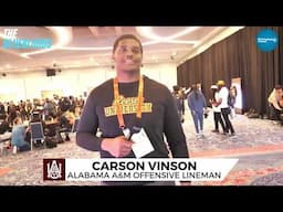 2025 Senior Bowl: Carson Vinson (Alabama A&M OL) Interview | The Bluebloods