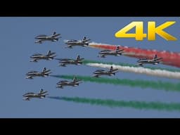 4K | Italian Frecce Tricolori air display at Payerne Air Show Air14