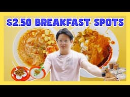 Hunting for $2.50 breakfast spots in Singapore | Food Finders Singapore S7E1