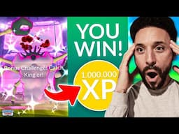 1 Million XP in a Few Hours! Gigantamax Kingler Raid Day Recap!