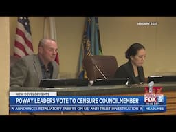 Poway leaders vote to censure councilmember