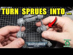 MIND-BLOWING Warhammer 40k SPRUES Hacks to Create a Chaos Knight!