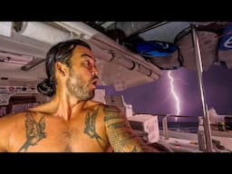 MY WORST NIGHTMARE: Lightning storm over the boat 🥴 (episode 296)