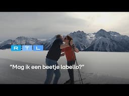 Adrienne deelt eerste kusje uit aan Frits tijdens romantische ski-date | Winter Vol Liefde