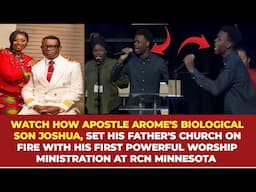 WATCH HOW APST AROME'S BIOLOGICAL SON JOSHUA OSAYI SET RCN MEMBERS ON FIRE AT RCN MINNESOTA