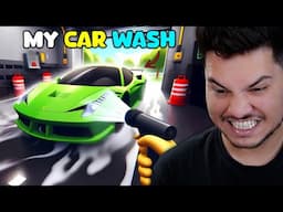 WASHING SUPERCARS FOR MONEY - ROBLOX - MY CAR WASH