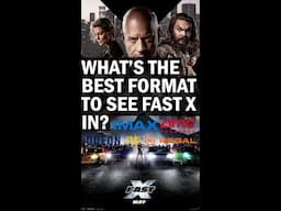 What's the Best Way to See Fast X | Is Fast X Worth Seeing in the Theater