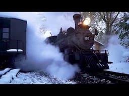 #TBT (ThrowbackThursday) - Rio Grande Southern Steam Locomotive No. 20 In The Snow!