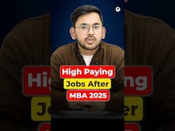 🔥Highest Paying Jobs After MBA 2025 | High Salary MBA Careers #shorts #MBA2025 #Finance