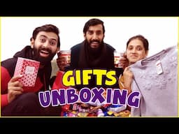 Gifts UNBOXING 🎁 Puri family Kay Liye Itne Sare Gifts Aey | UF Reaction