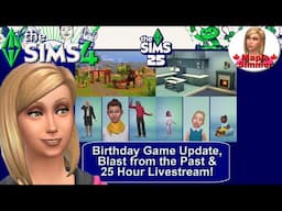 The Sims Franchise Birthday Celebrations🎂🎉: Game Update, Event & Livestream! (Sims News)