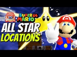 Dire Dire Docks All Star Locations! Super Mario 64 (3D Allstars) Gameplay Walkthrough