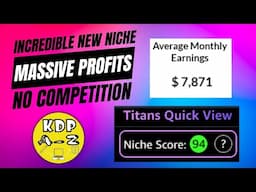 Incredible New Niche With Massive Profits and No Competition