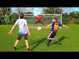 CRISTIANO RONALDO vs LIONEL MESSI FOOTBALL CHALLENGE