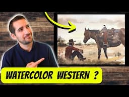 Watercolor Western Scene Tutorial