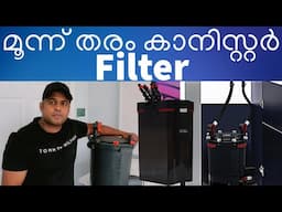 Different Types of Canister Filters for Aquariums: Top-Mount, Bottom/Side Mount, and External Motor