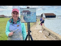 How To Paint Dinghy Boats! Plein air Demonstration