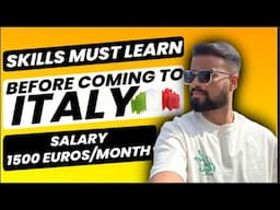 SKILLS MUST LEARN BEFORE COMING TO ITALY || HIGH EARNING SKILLS|| #studyinitaly #parttimejobs