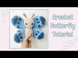 Easy Crochet Butterfly Tutorial | Free Amigurumi Animal Pattern for Beginners