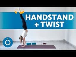 How to Do a Handstand Twist Step-by-Step💫 Best Exercises for Beginners HANDSTAND + TWIST