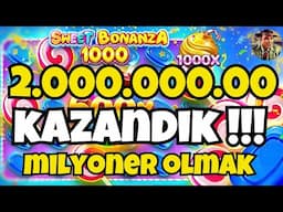 SWEET BONANZA 1000 YENİ OYUN 🍭 MİLYONER OLMA TAKTİĞİ GELDİ ! MAX WİN GİBİ REKOR KAZANÇ !!!