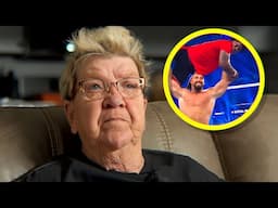 GRANDMA FREAKS OUT OVER ROYAL RUMBLE!