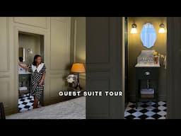 GUEST SUITE TOUR | Moody English Country with Modern Victorian interior design | guest suite reveal