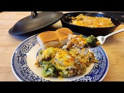 Best Ever Chicken Skillet Casserole -Budget Friendly Weeknight Family Dinner - The Hillbilly Kitchen