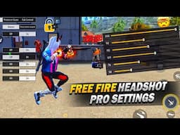 SENSITIVITY ( Headshot Special )⚡ Best Sensitivity Settings ⚙️| Sensitivity + Hud Settings Free Fire