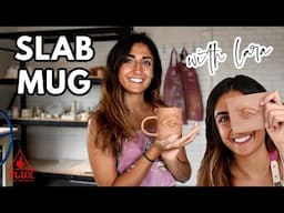 Slab Mug Demo at Flux Studio and Gallery | Hand Building a Mug out of Clay | FULL TUTORIAL