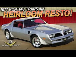 🔥 Muscle Car Of The Week 1977 Pontiac Trans Am Restoration: A Family Member Reborn