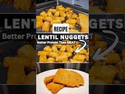 DELICIOUS Lentil Nuggets RECIPE #vegan #cooking #beginners