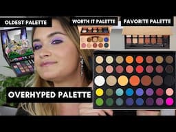 ALL ABOUT MY EYESHADOW PALETTES TAG | Allie Glines & Samantha March Eyeshadow Tag