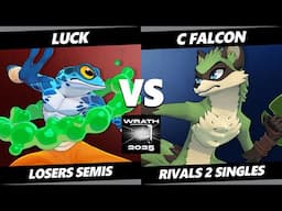 Wrath 2025 LOSERS SEMIS - Luck (Ranno) Vs. C.Falcon (Maypul) Rivals of Aether II - RoA2