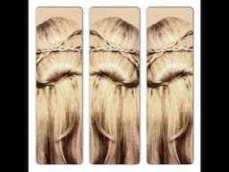 Braided Princess Hairstyle (Easy Half Up Half Down Hairstyle)