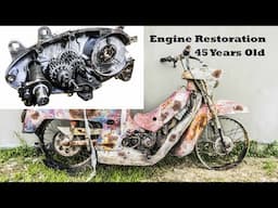 Restoration Motorcycle Jawa 50 two stroke - Engine Repair - PART 3