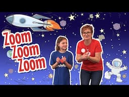 Zoom, Zoom, Zoom | Space Rocket Ship Song for kids | Early Childhood Learning Songs