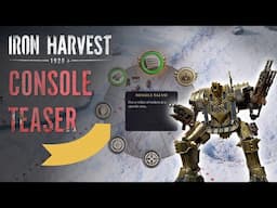 Iron Harvest Console + Gamepad teaser |  RTS game