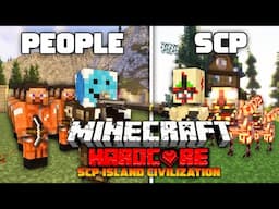 100 Players Simulate a HUGE Minecraft Civilization on SCP Island