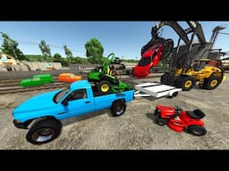 Trading Racecar for Secret Vehicle | Farming Simulator 25