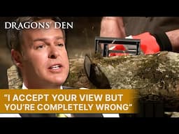 Peter Jones Doesn't Like Being Told He's Wrong By Truncator Saw Horse Inventors | Dragons' Den